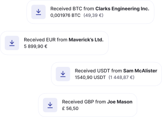Lista de actividades que contienen pagos de clientes