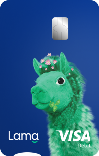 tarjeta física lama